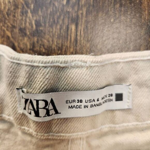 Zara high waist cutoff shorts - Picture 3 of 7